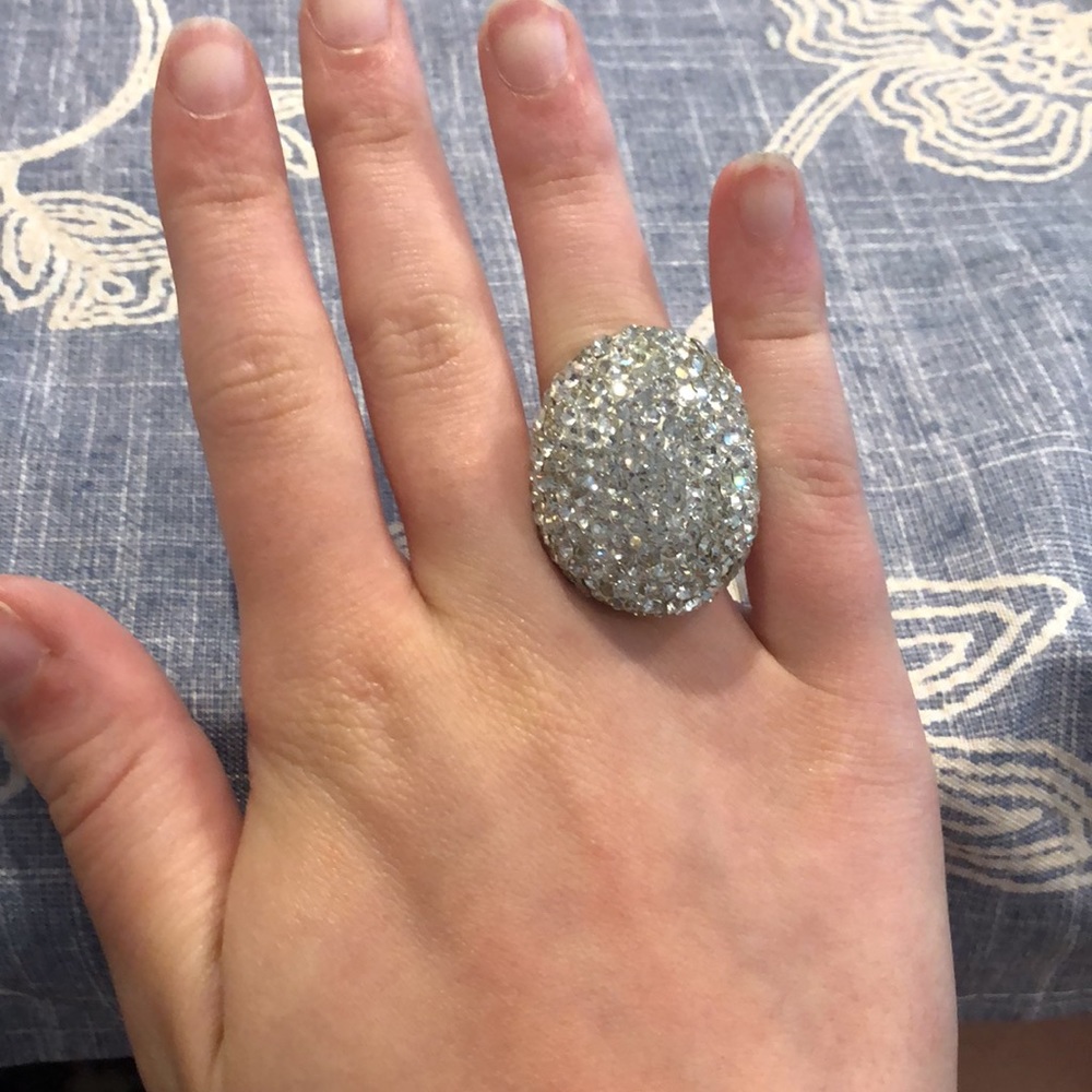 Kate Spade silver Cocktail ring